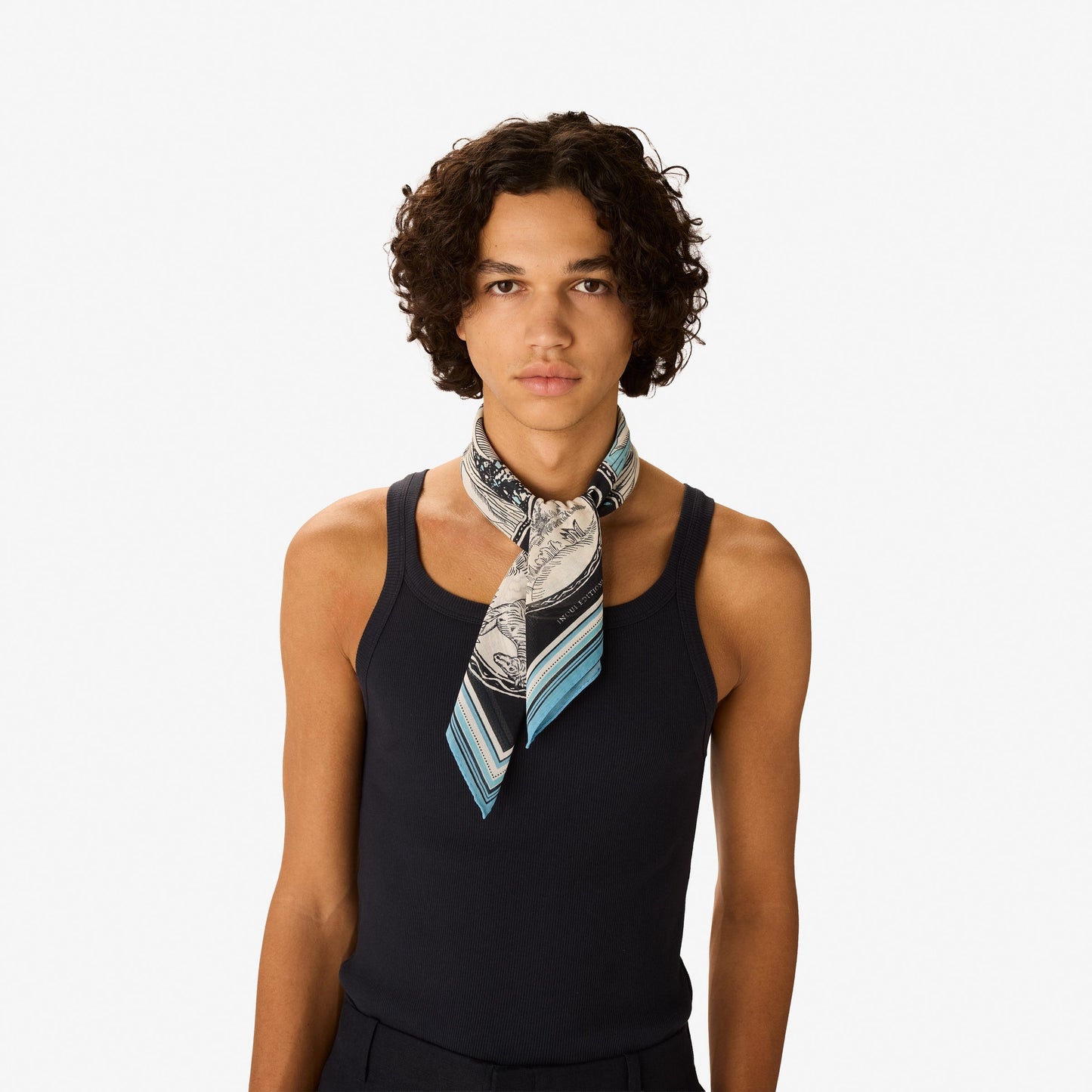 Scarf Ca23cha24 Navy