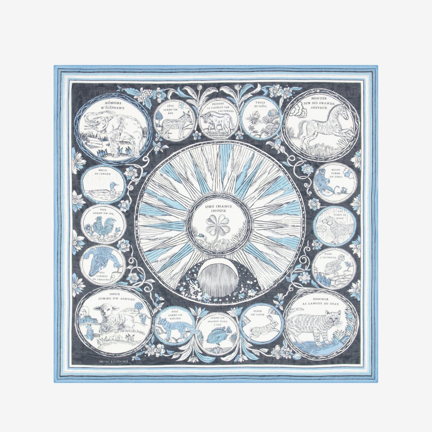 Scarf Ca23cha24 Navy