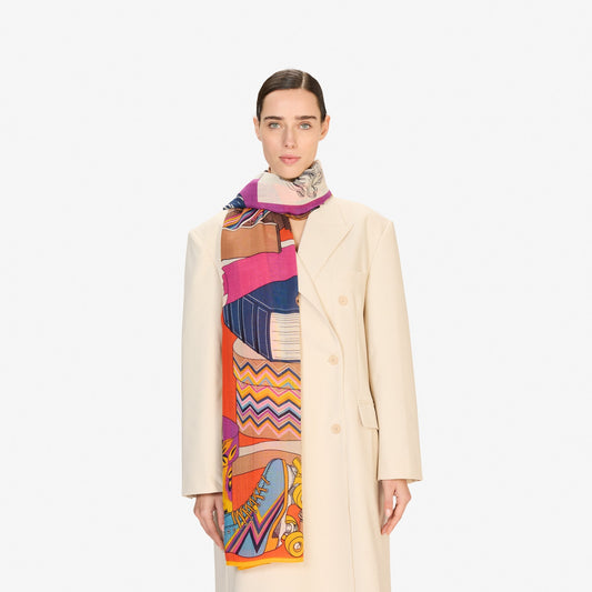 Scarf Et221at08 Orange