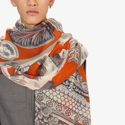 Scarf Et22arc08 Orange