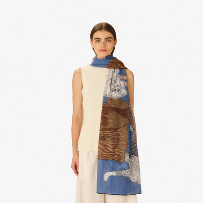 Scarf Et231to04 Blue