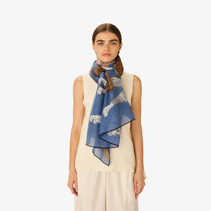 Scarf Et231to04 Blue
