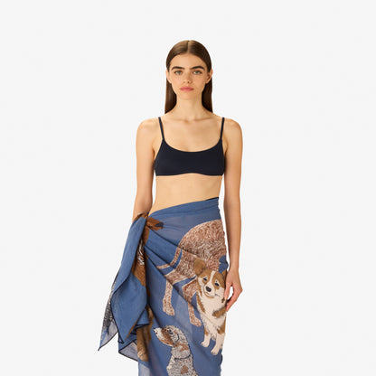 Scarf Et231to04 Blue