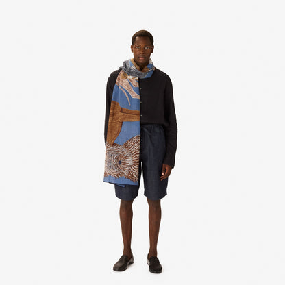 Scarf Et231to04 Blue