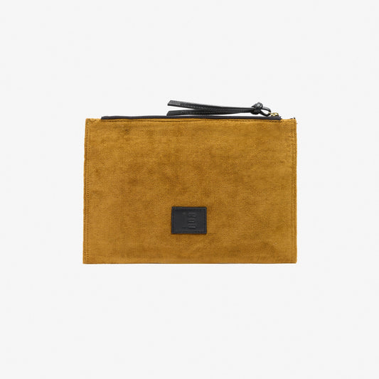 Inoui | Pouch - Cotton and Leather Beige