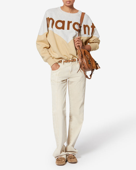 Etoile by Isabel Marant | Houston Logo Sweatshirt - Light-Ochre