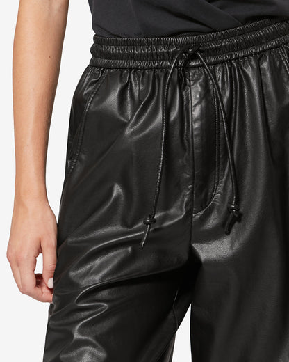 Etoile by Isabel Marant | Nereane Wide-Leg Faux Leather Pants Black
