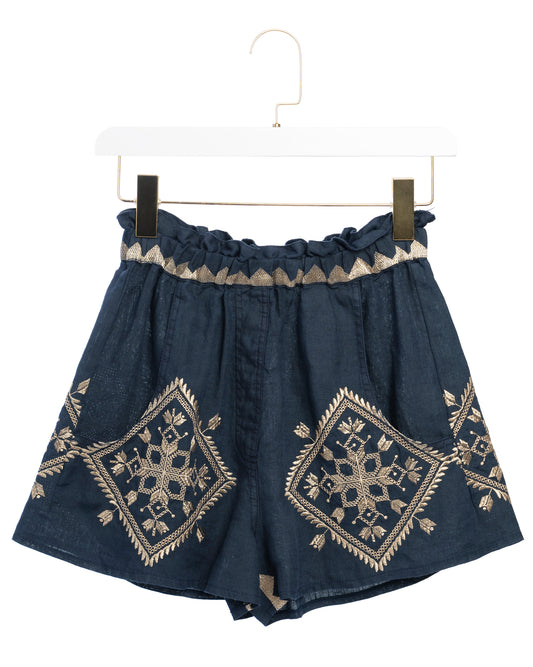 Shorts 2141131 Blue-Navy-Gold