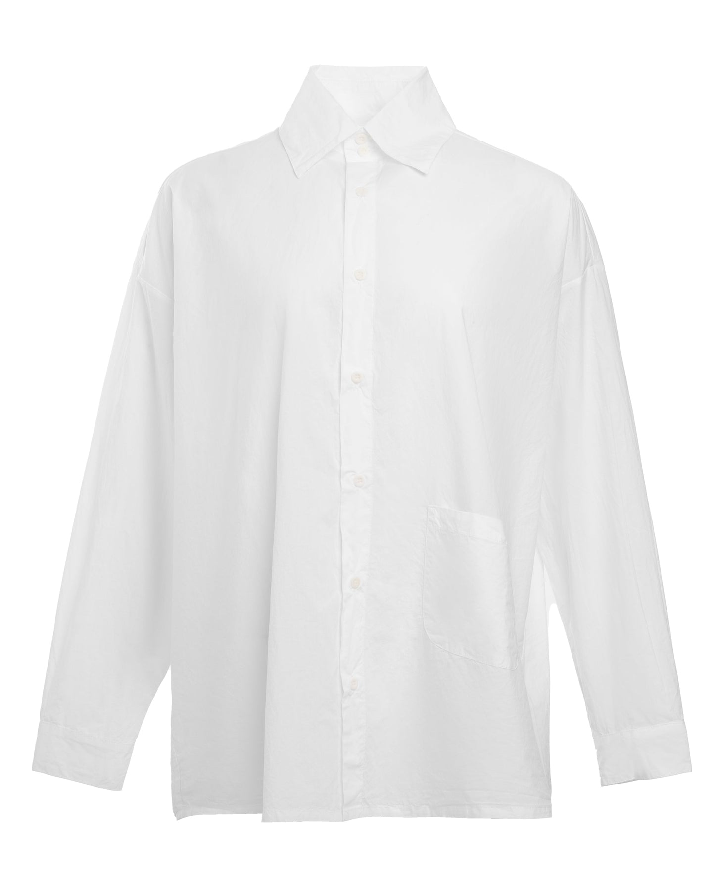 Labo Art | Rete Sheer Knit Mesh Shirt - White