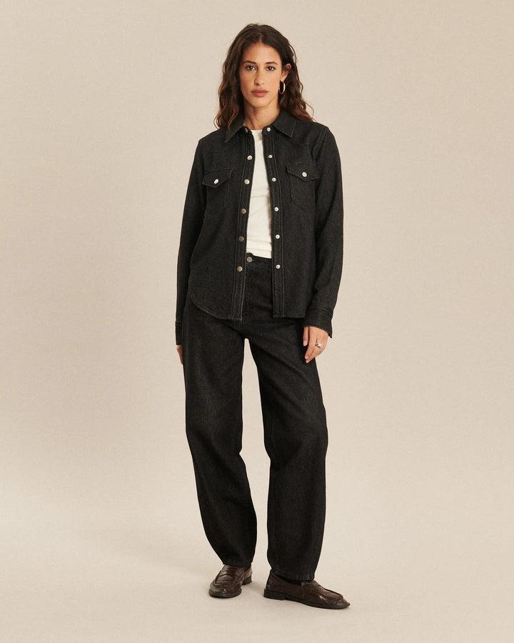 Denim Shirt Dalia Denim 3d Dark-Grey