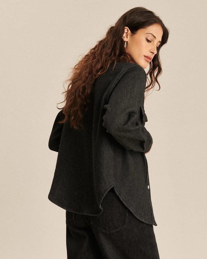 Denim Shirt Dalia Denim 3d Dark-Grey