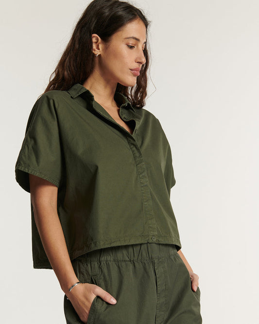 Blouse Deva Popeline Khaki