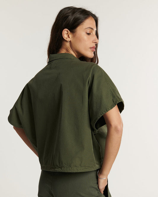 Blouse Deva Popeline Khaki