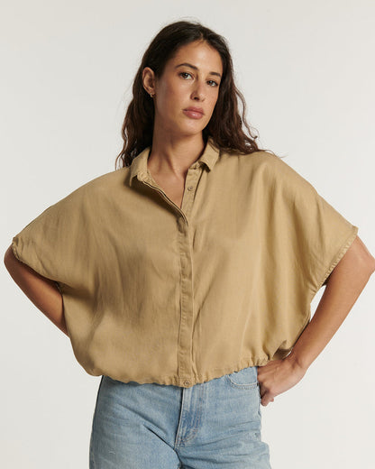 LAB DIP | Deva Tencel Blouse - Praline