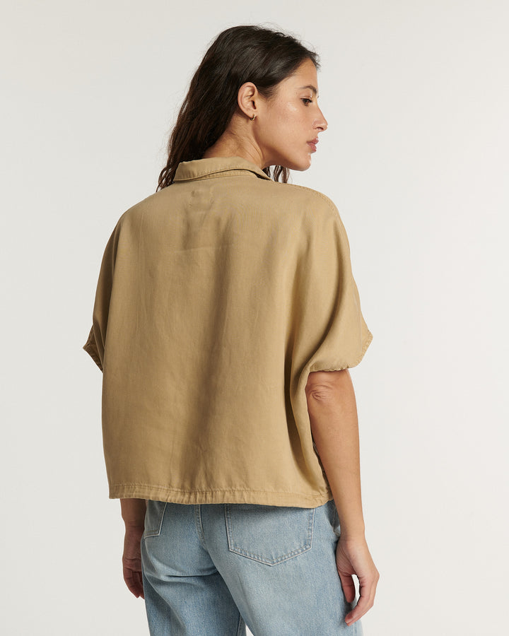 LAB DIP | Deva Tencel Blouse - Praline
