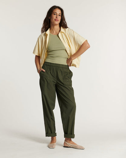 LAB DIP | Milpa Popeline Carrot Pants - Khaki