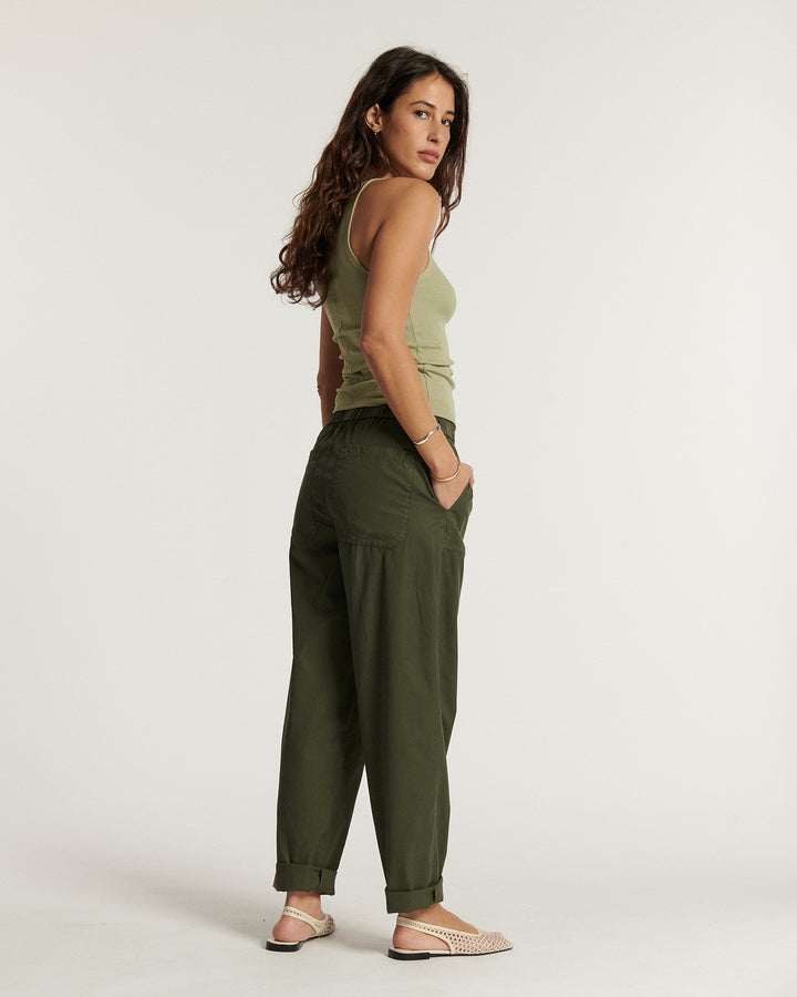 LAB DIP | Milpa Popeline Carrot Pants - Khaki