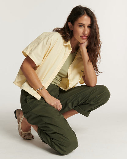 LAB DIP | Milpa Popeline Carrot Pants - Khaki