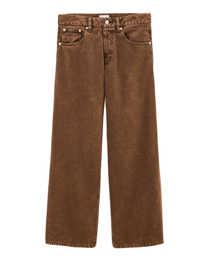 Lab Dip | River Denim Dye Jeans - Relaxed Wide Leg Cafe