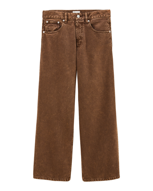 Lab Dip | River Denim Dye Jeans - Relaxed Wide Leg Cafe
