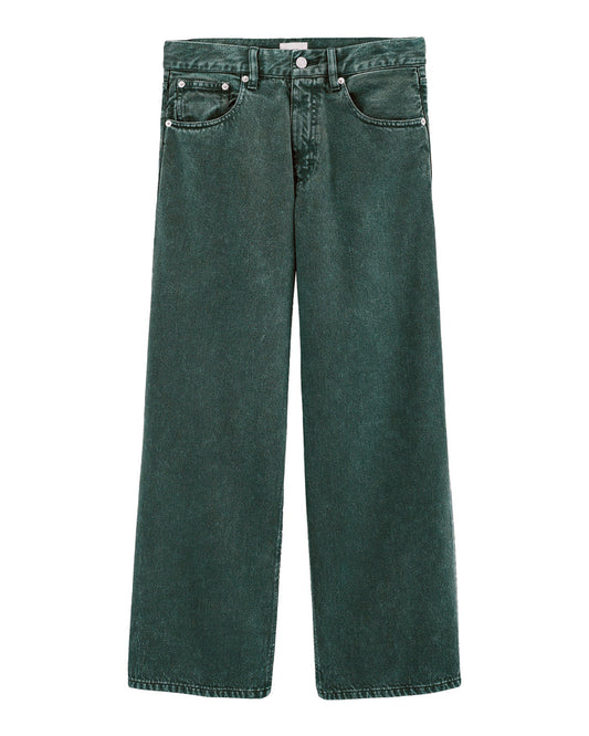 Lab Dip | River Denim Dye - Relaxed Boyfriend Jeans Moss