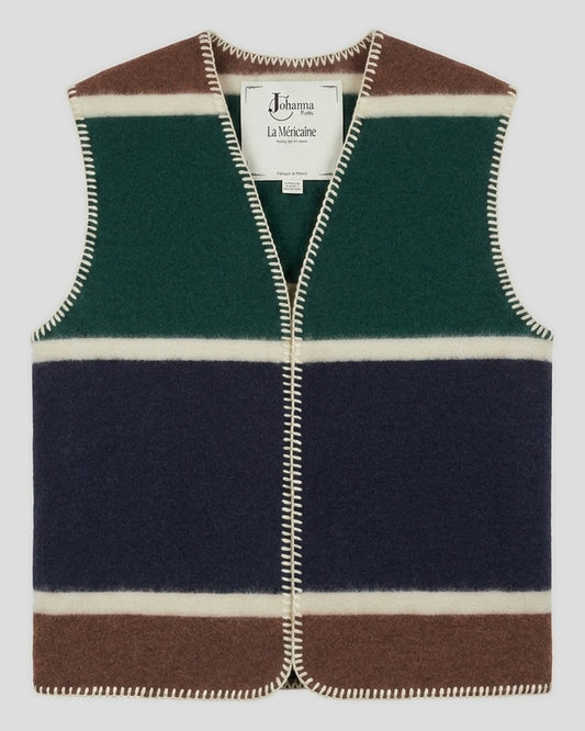 LA Mericaine | Architectural Sleeveless Gilet - Tailored Outerwear Patwin
