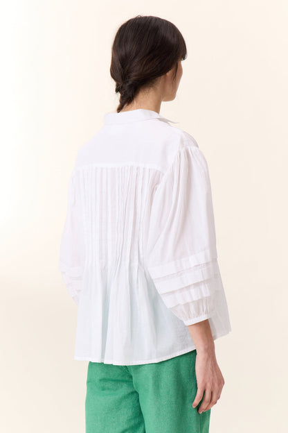 Blouse Chimi Tc1 Chimi Tc160 Plea White