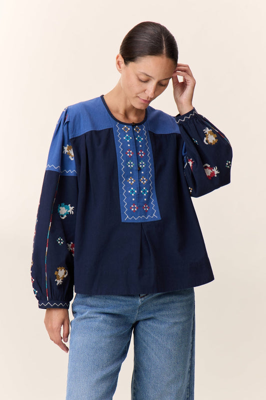 Blouse Chuki Tc1 Chuki Tc139 Brd Blue