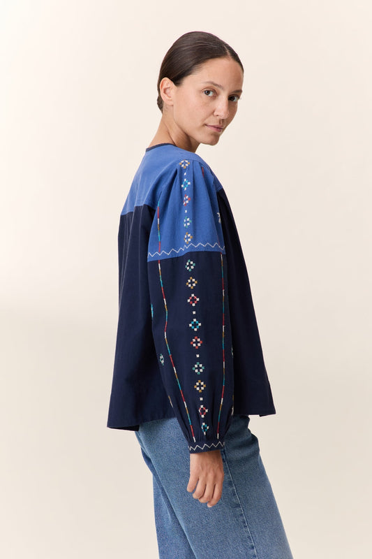 Blouse Chuki Tc1 Chuki Tc139 Brd Blue