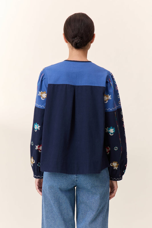 Blouse Chuki Tc1 Chuki Tc139 Brd Blue