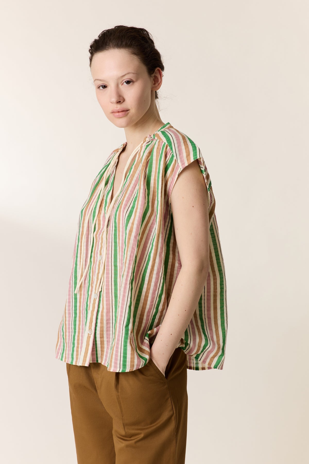Blouse Coti Tc209 Strp Multi