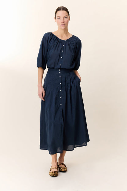 Skirt Joni Tc160 Joni Tc160 Pleat Black-Iris