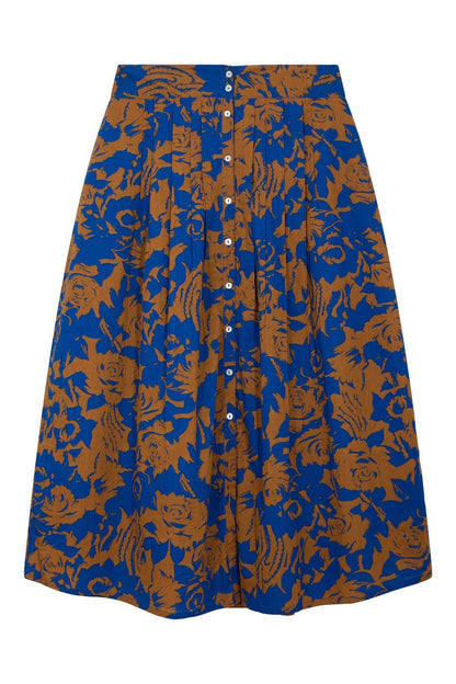 Women's Skirt 100% Cotton Poplin Premium - Rose Blue