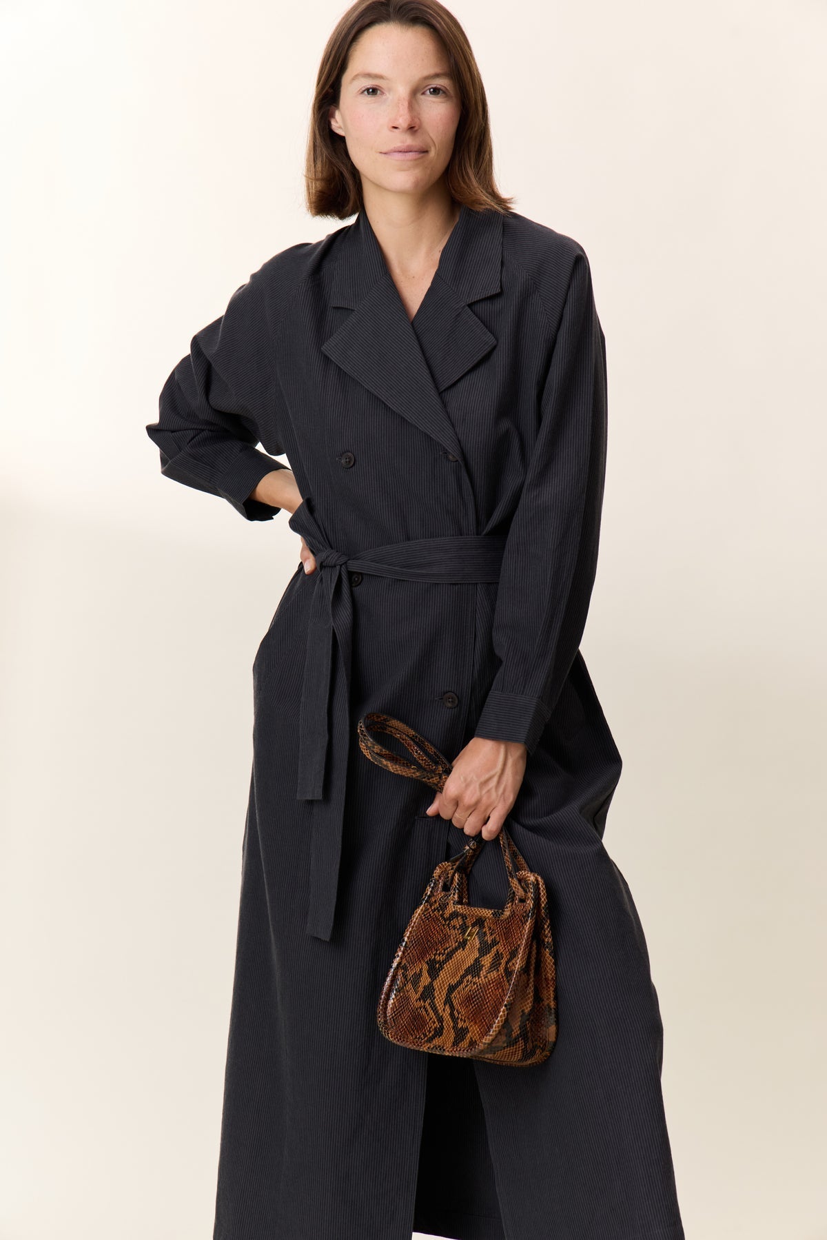 Coat Reda Tc312 Strp Black