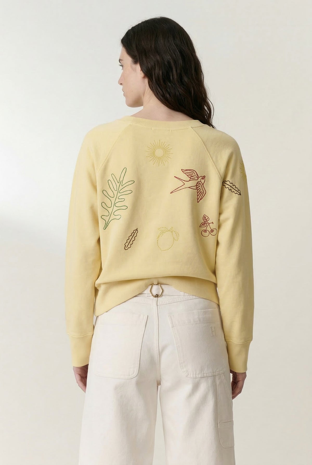 LEON & HARPER | Lemon Yellow Organic Cotton Fleece Sweatshirt
