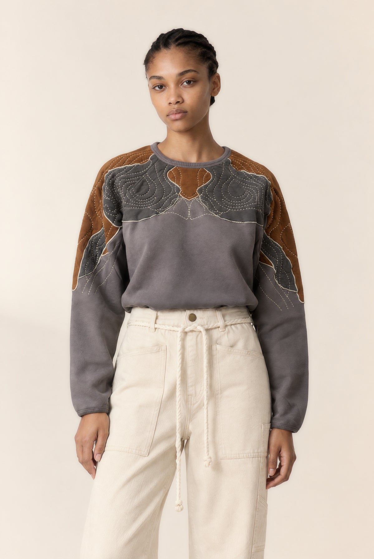Leon & Harper | Organic Cotton Sweatshirt - Grey
