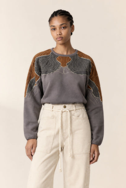 Leon & Harper | Organic Cotton Sweatshirt - Grey
