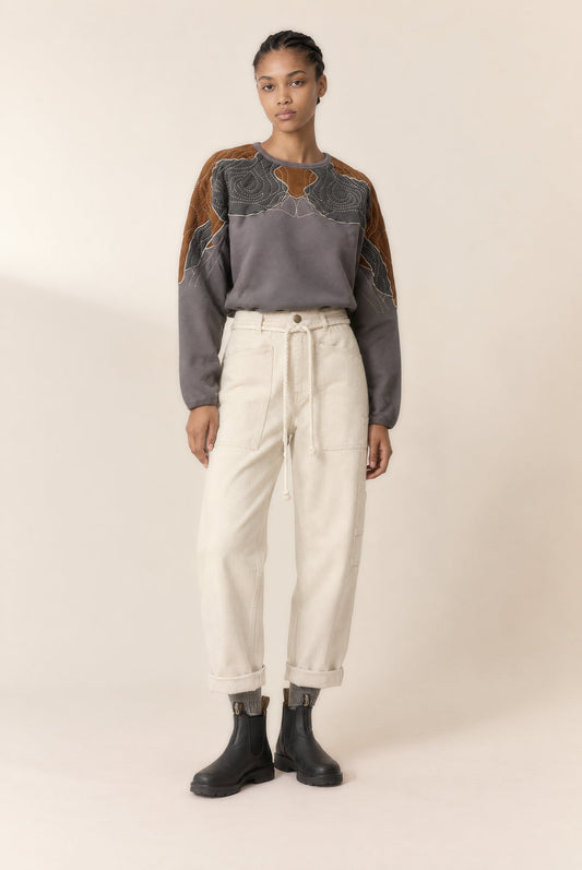 Leon & Harper | Organic Cotton Sweatshirt - Grey