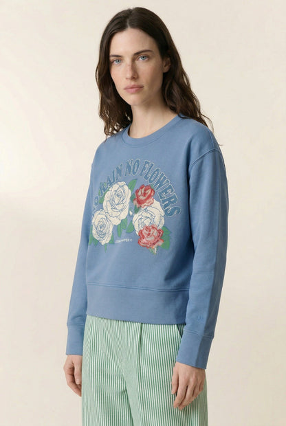 LEON & HARPER | Sweatshirt Sorbet Rain Sky - No Rain No Flowers