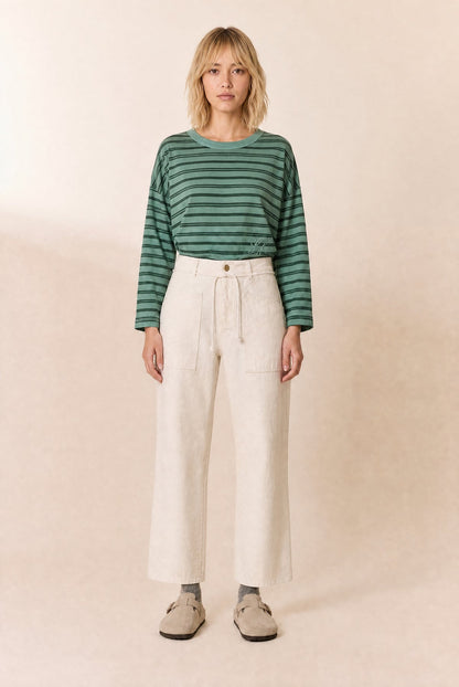 Leon & Harper | Tano Tee - Overdyed Green