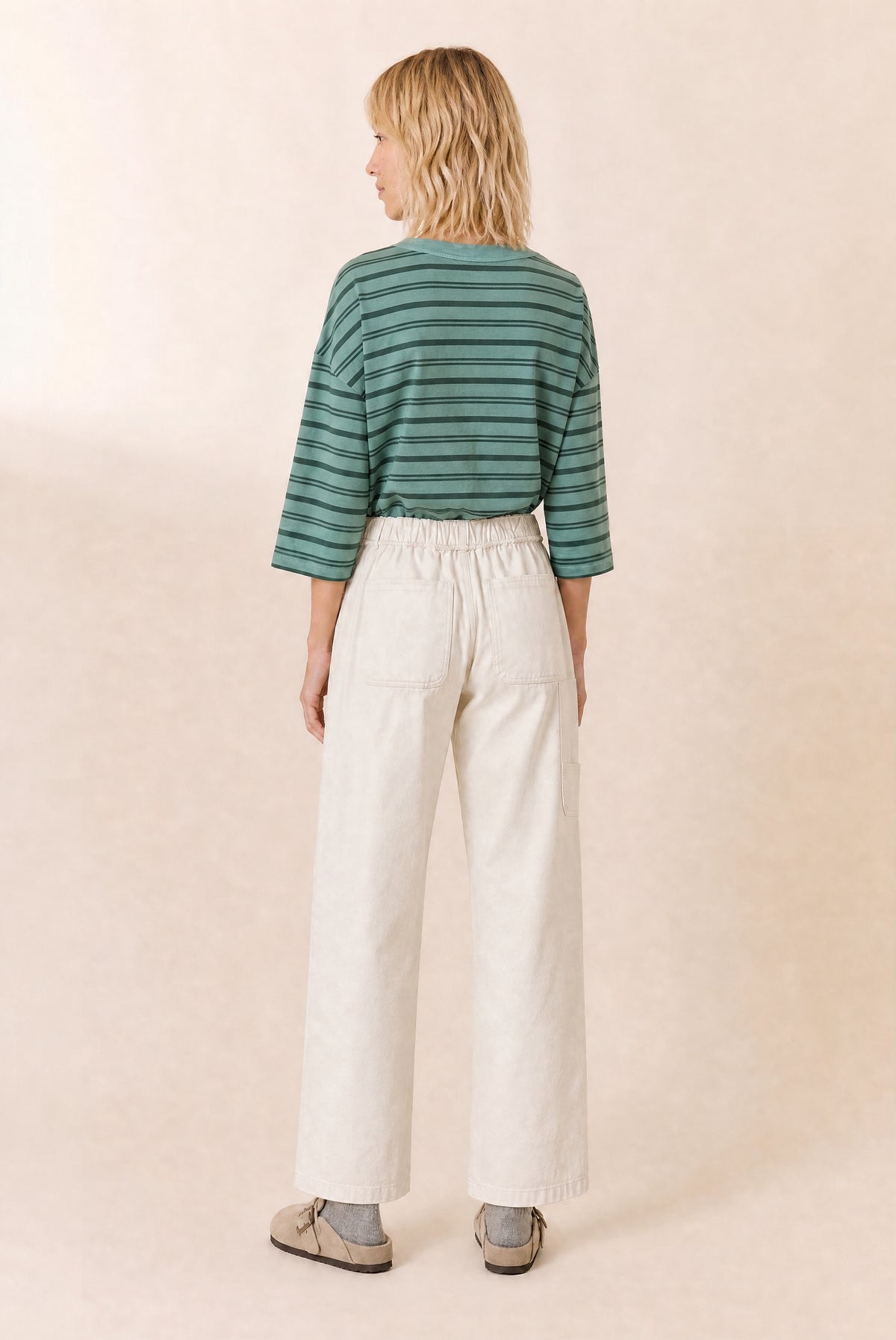 Leon & Harper | Tano Tee - Overdyed Green