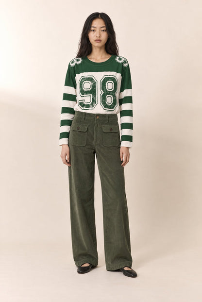 Leon & Harper | Taram Number Tee - Green