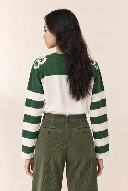 Leon & Harper | Taram Number Tee - Green