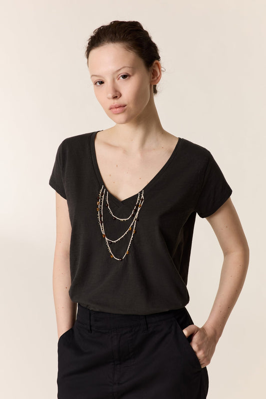 Tshirt Tonton Jc03 Ambe Carbone