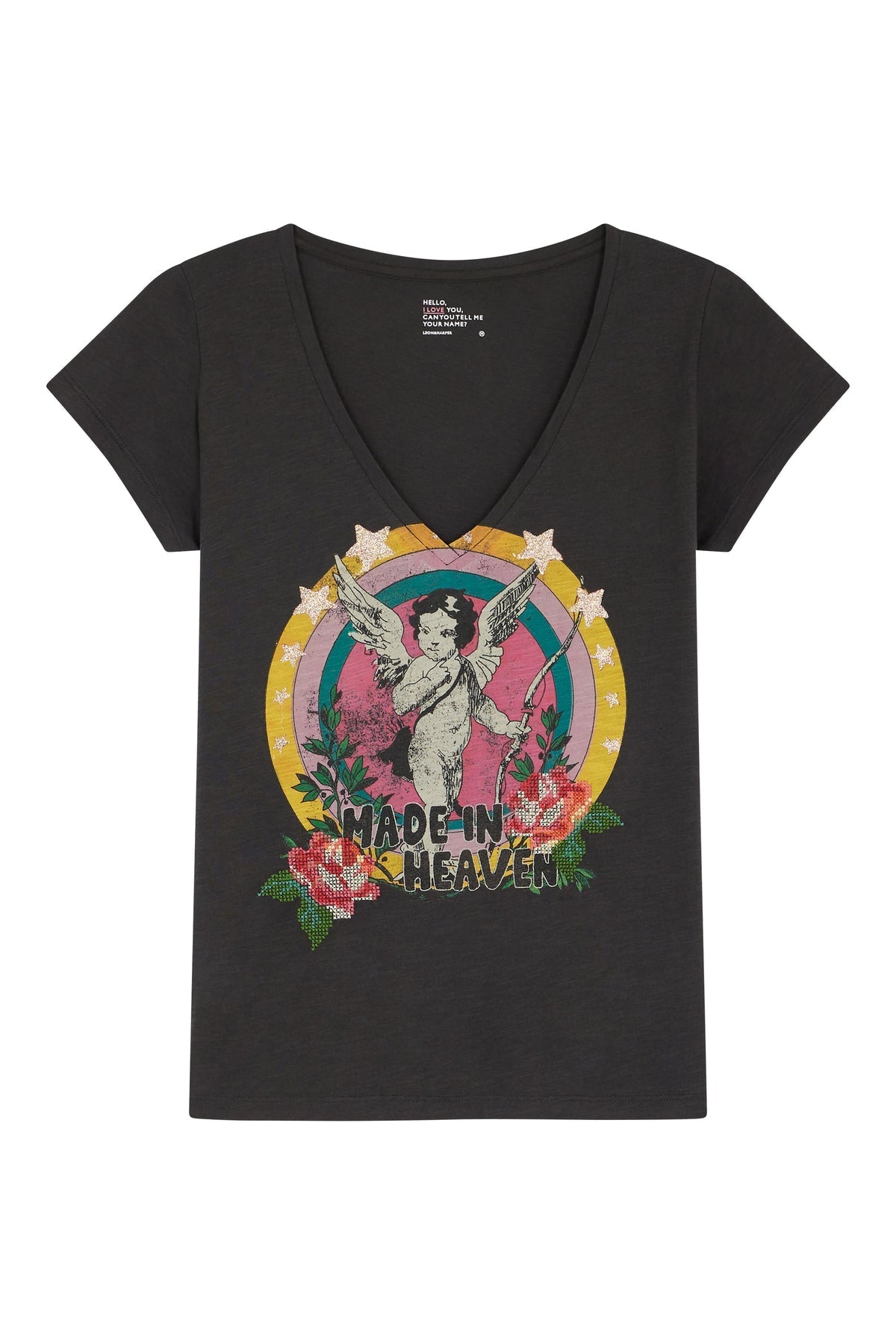 LEON & HARPER | Tonton Angel T-Shirt - Embroidered Stars