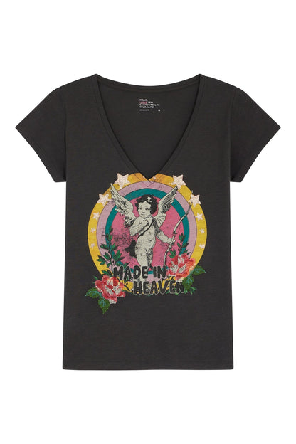 LEON & HARPER | Tonton Angel T-Shirt - Embroidered Stars