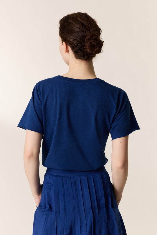 Unisex T-Shirt 100% Cotton Jersey Knit - Node Blue