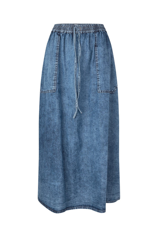 25420-2002 Deni Akanell Maxi Den Washed-Denim