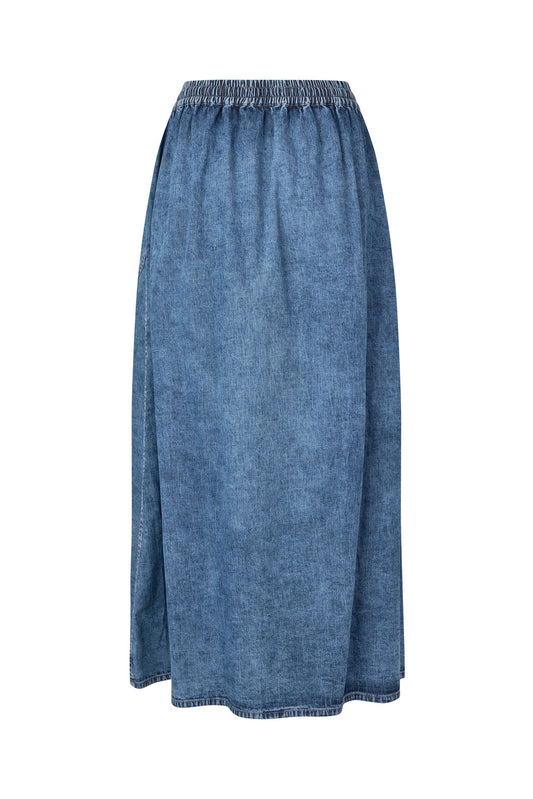 25420-2002 Deni Akanell Maxi Den Washed-Denim