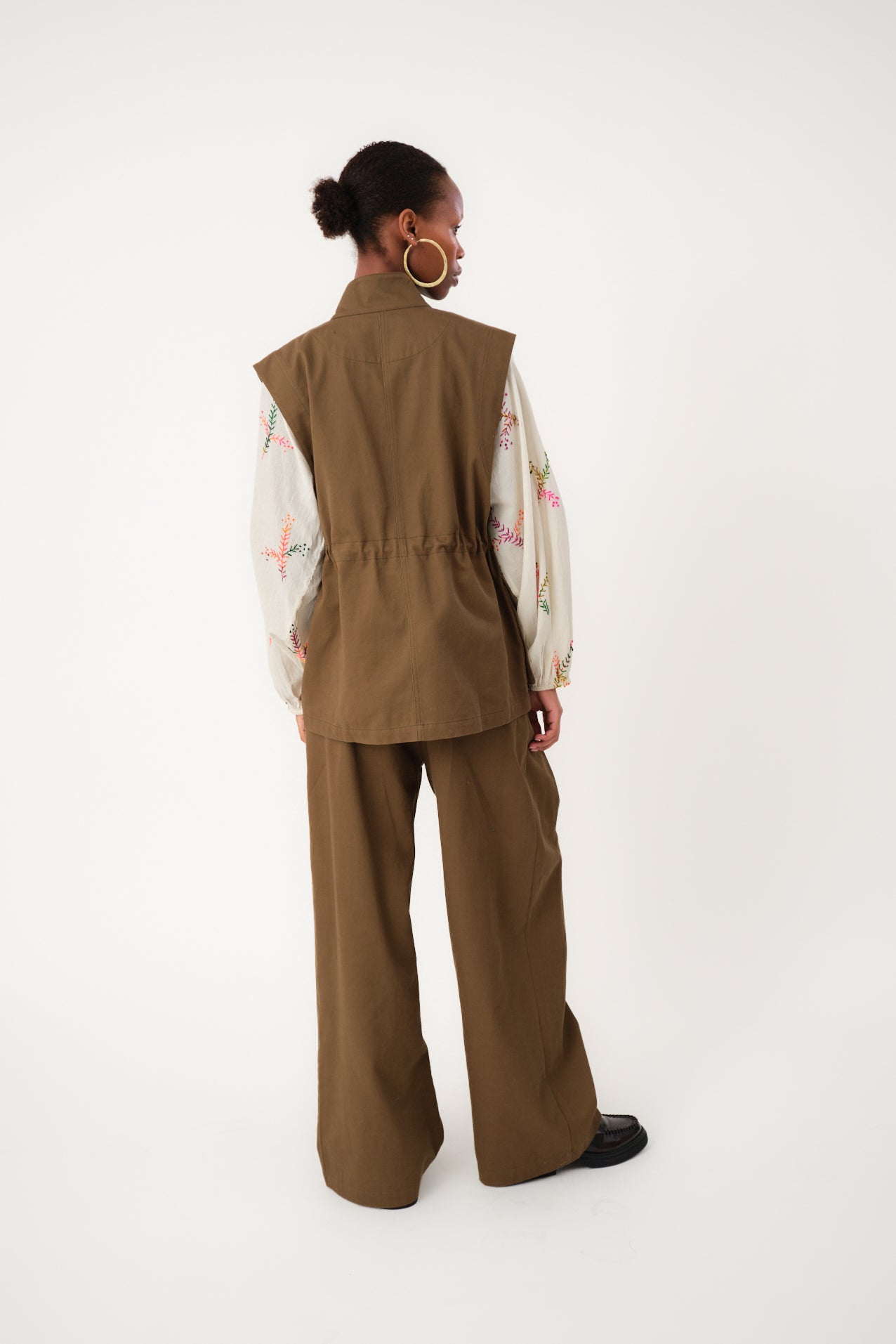 25459-1042 Gile Amill Vest Sl Dusty-Green